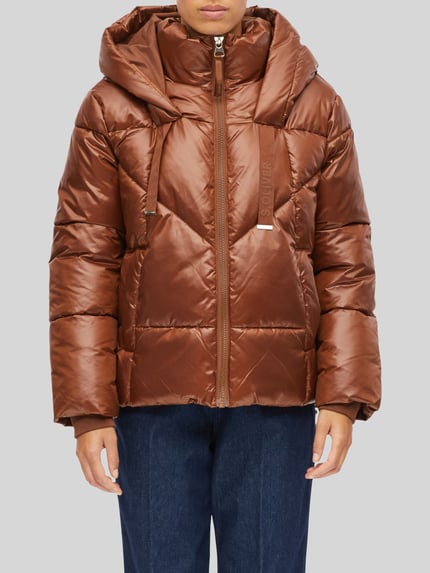 s.Oliver RED LABEL Pufferjacke mit Kapuze Cognac 3