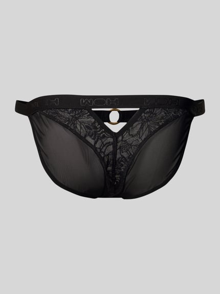 WOH Jockstrap mit elastischem Label-Bund Modell 'Pure Seduction' Black 3