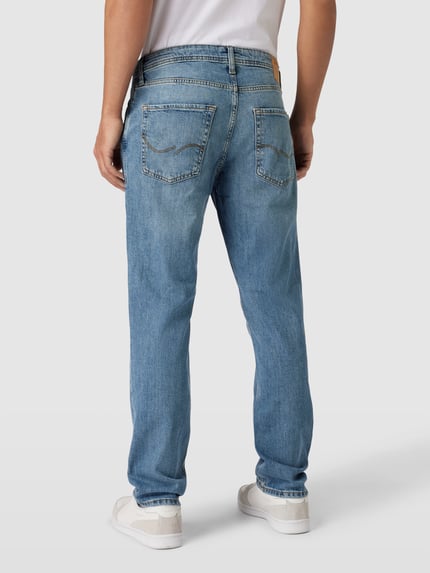 JACK & JONES Jeansy o kroju slim fit z dodatkiem streczu model ‘CLARK’ Jeansowy niebieski 5