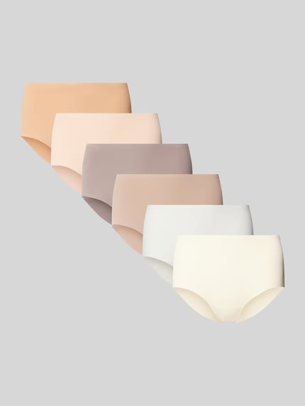 MAGIC Bodyfashion Onderbroek in naadloos design in een set van 6 stuks Beige - 1