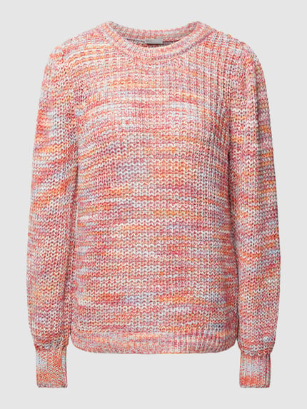 Fransa Strickpullover in melierter Optik Modell 'Linda' Orange 2