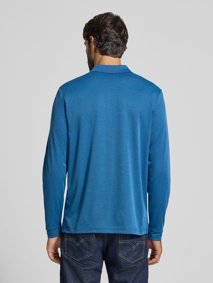 RAGMAN koszulka polo o kroju regular fit z mieszanki bawełny Niebieski 5