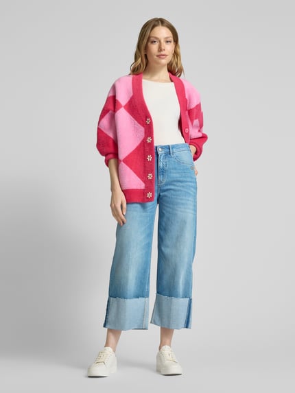 GANG Denim-Culotte mit verkürztem Schnitt Modell 'JETTE CULOTTE' Blau 1