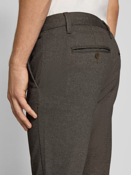 ONLY & SONS Slim Fit Chino aus Viskose-Mix Modell 'MARK' Hellbraun 3
