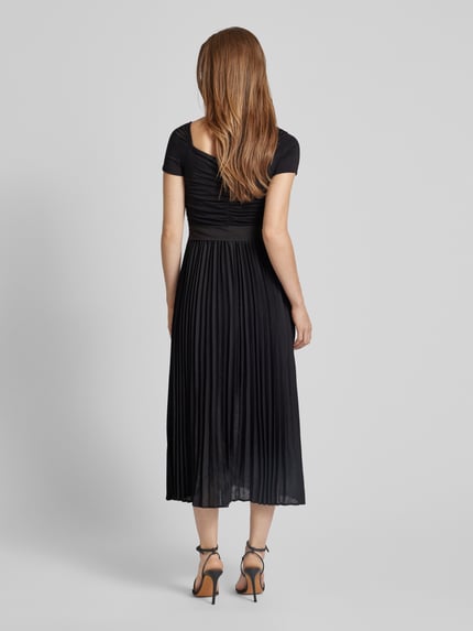 GUESS Midikleid mit Raffungen Modell 'VERONICA' Black 5