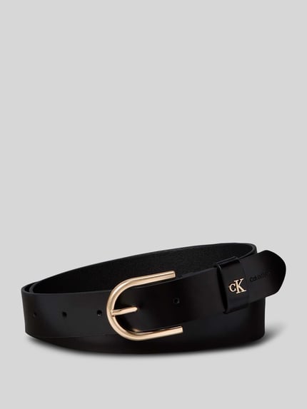 CK Calvin Klein Gürtel aus echtem Leder mit Logo-Detail Black 1