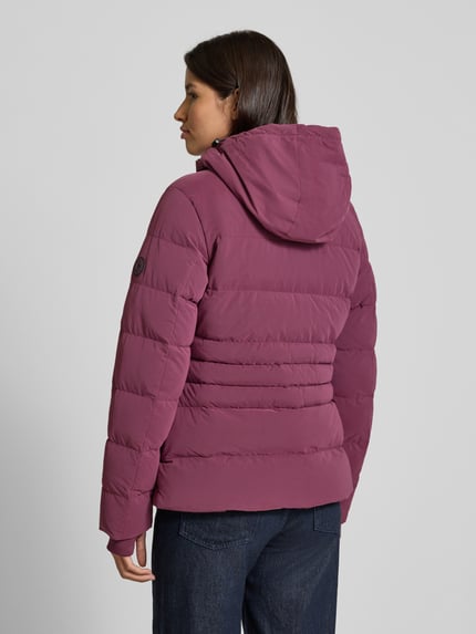 Cars Jeans Puffer Jacket mit Reißverschlusstaschen Modell 'MONYA' Pflaume 5