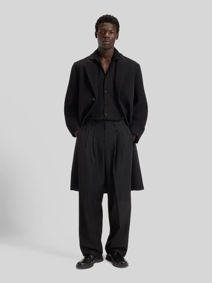 HUGO Slim fit vrijetijdsoverhemd met jacquardmotief, model 'KENNO' Zwart - 1