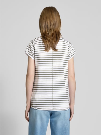 Christian Berg Woman T-Shirt mit Kappärmeln Schilf 5
