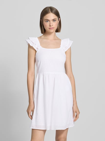 ONLY Minikleid aus reiner Baumwolle Modell 'DEFFIE' Offwhite 4