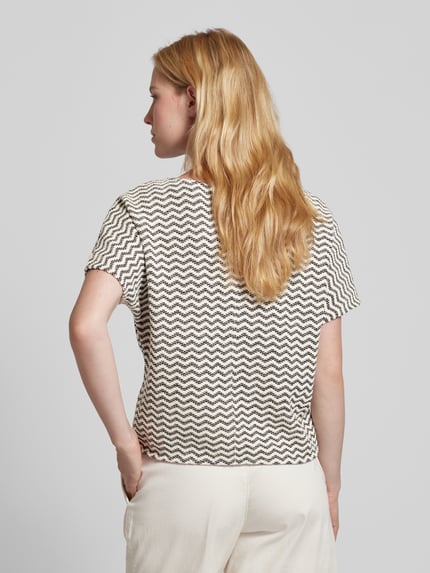 someday. T-Shirt mit Strukturmuster Black 5