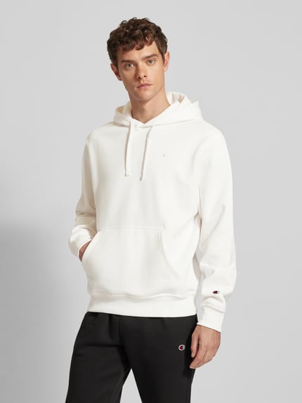 Champion Bluza z kapturem i naszywką z logo Złamany biały 4