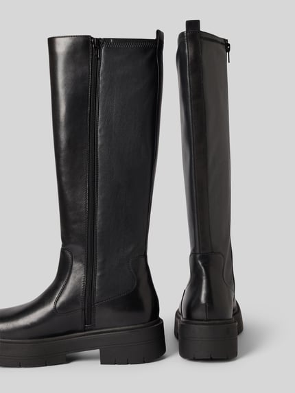 Geox Stiefel aus Leder mit Reißverschluss Modell 'SPHERICA' Black 2