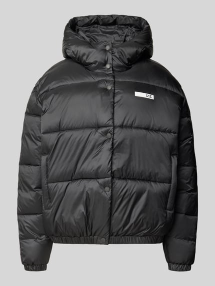Steppjacke mit Label-Patch Shop The Look MANNEQUINE