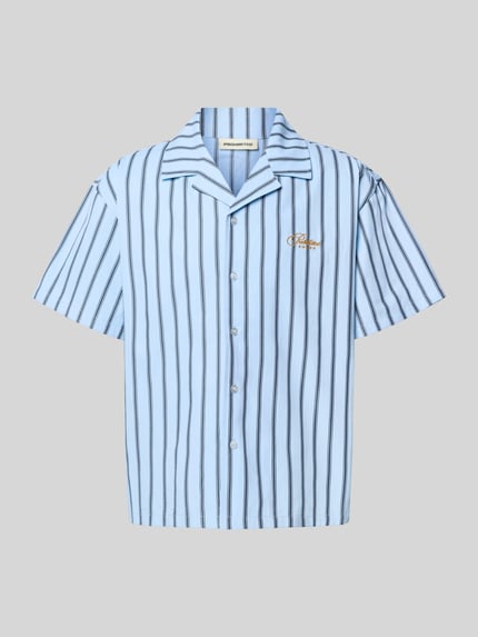 PROHIBITED Relaxed fit vrijetijdsoverhemd met reverskraag Blauw - 2