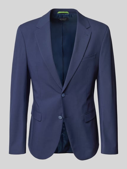 MCNEAL Marynarka na 2 guziki o kroju slim fit z kieszenią z patką Granatowy 2