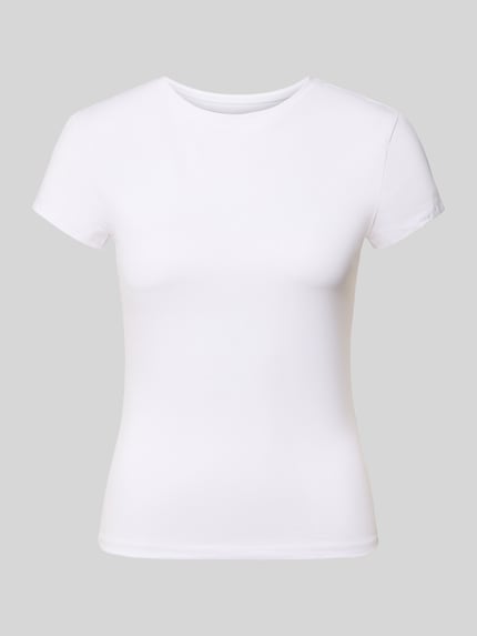 REVIEW T-Shirt mit Rundhalsausschnitt Weiss 2