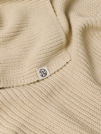MSCH Copenhagen Schal aus Viskose-Mix Modell 'Galine Rachelle Icon' Offwhite Melange 2