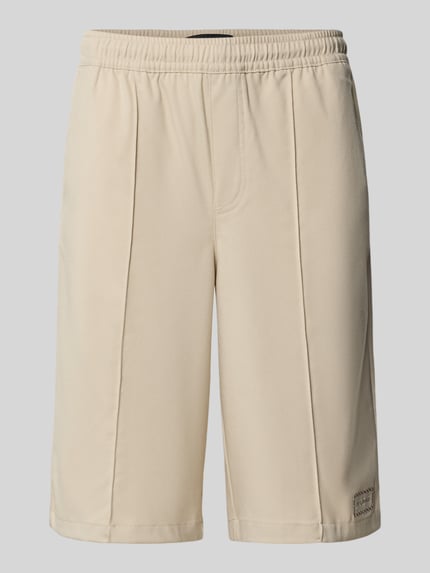 PEGADOR Bermudas mit elastischem Bund Offwhite 2