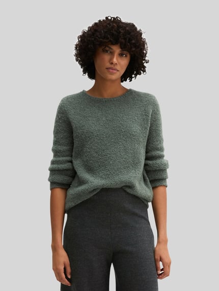 Marc O'Polo Pullover mit Bouclé-Struktur Aqua 4