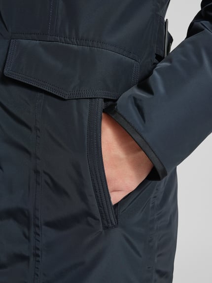 Wellensteyn Taillierter Parka mit Kunstfellbesatz Modell 'STAVANGER' Marine 6