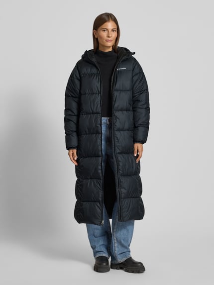 Columbia Steppmantel mit Kapuze Black 1