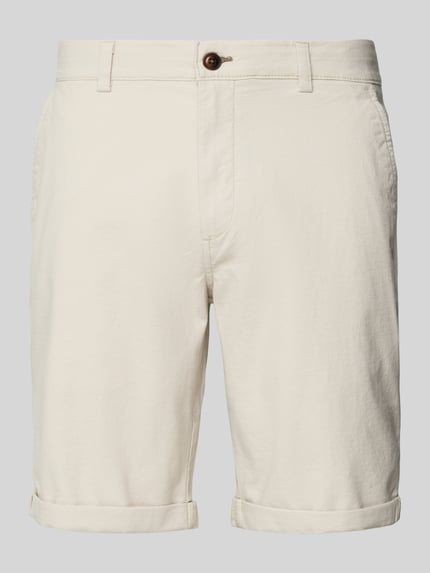 JACK & JONES Regular Fit Shorts mit Strukturmuster Modell 'FURY' Hellgrau 2