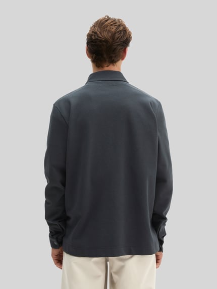 Marc O'Polo Regular Fit Hemdjacke aus Baumwoll-Mix  Marine 5