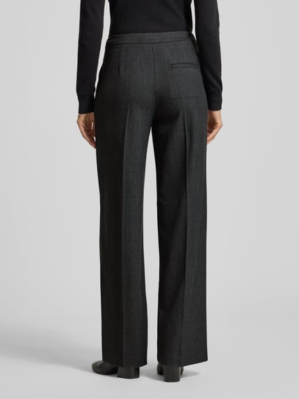 Marc O'Polo Weite Hose mit Allover-Muster Dunkelgrau 5