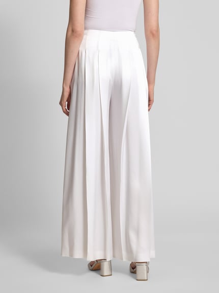 BOSS Broek met wijde pijpen, model 'Tetosa' Wit - 5