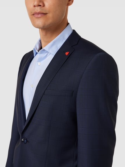 ROY ROBSON 2-knoops colbert met broche Marineblauw - 3