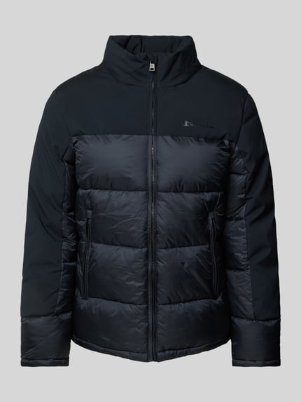 Champion Steppjacke mit Label-Print Black 2