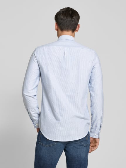Samsøe Samsøe Regular Fit Freizeithemd mit Button-Down-Kragen Modell 'SALIAM' Hellblau 5