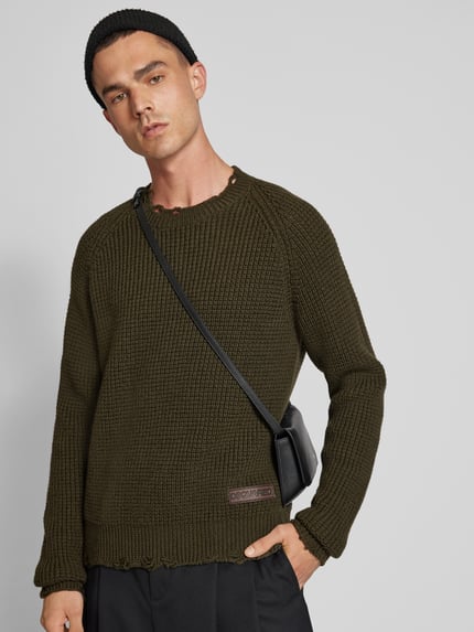 Dsquared2 Pullover met labeldetail Olijfgroen - 3