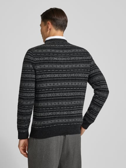 Polo Ralph Lauren Regular Fit Strickpullover aus reiner Wolle Anthrazit 5