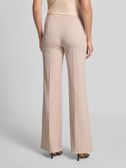 Rinascimento Stoffhose mit Bügelfalte und Reißverschluss Taupe 5