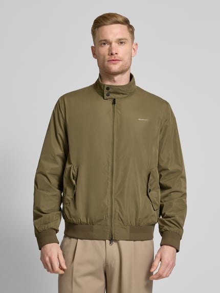 GANT Jacke mit Label-Details Oliv 4