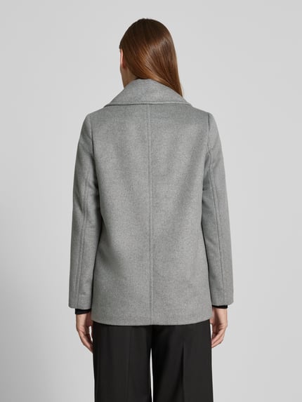 Lauren Ralph Lauren Regular fit jack van wolmix met kasjmier Middengrijs - 5