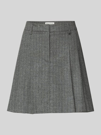 Spódnica mini rozkloszowana z mieszanki wełny Shop The Look MANNEQUINE