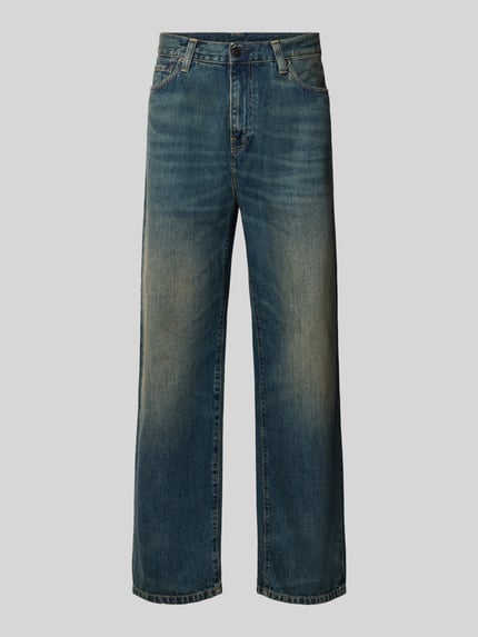 Straight Fit Jeans aus reiner Baumwolle Modell 'Aaron' Shop The Look MANNEQUINE