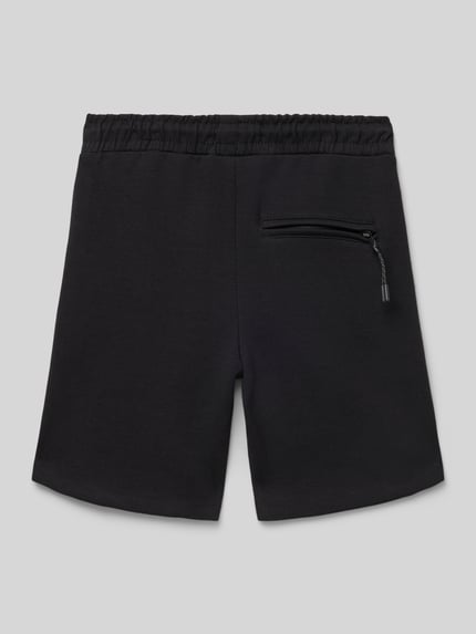 MANGO Regular Fit Sweatshorts mit Eingrifftaschen Black 3