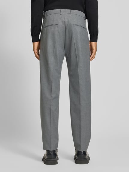 CINQUE Slim Fit Hose aus elastischem Viskose-Mix Modell 'Salto' Silber 5