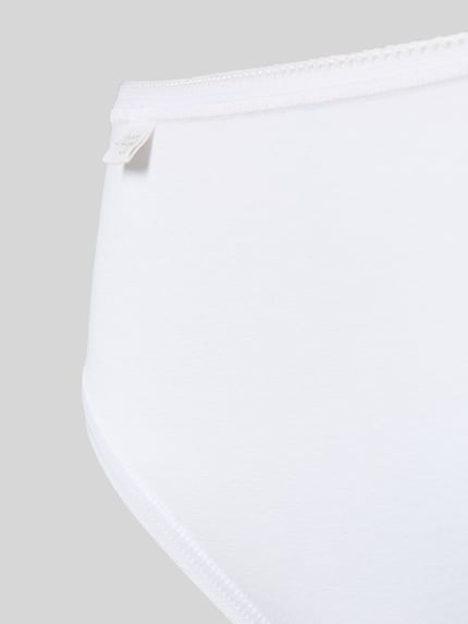 Sloggi Slip met labeldetail in een set van 3 stuks Wit - 2