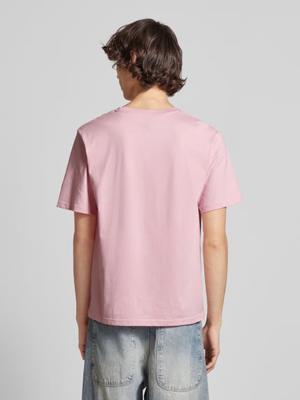JACK & JONES T-Shirt mit Label-Print Modell 'STAR' Pink 5