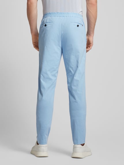 Tommy Hilfiger Chinosy o kroju slim fit z lamowanymi kieszeniami model 'CHELSEA' Jasnoniebieski 5