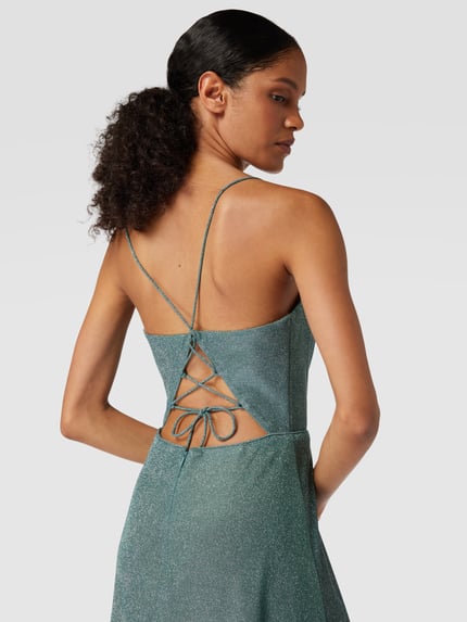 LUXUAR FASHION Abendkleid mit Effektgarn Gruen 3