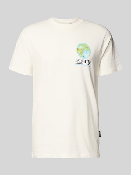 Dedicated T-Shirt mit Label-Print Offwhite 2