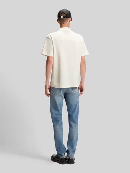 HUGO Regular Fit Poloshirt aus reiner Baumwolle Modell 'DEABONO_D' Kitt 5