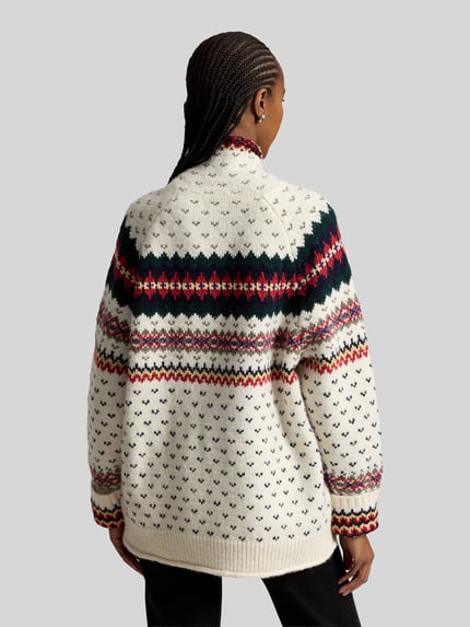 Polo Ralph Lauren Relaxed Fit Rollkragenpullover aus Woll-Baumwoll-Mix Offwhite 5