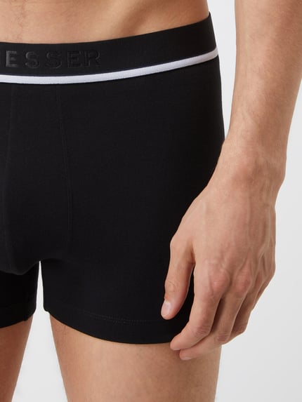 SCHIESSER Trunks mit Stretch-Anteil im 3er-Pack Mittelgrau Melange 3